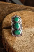 3 Royston Sterling Silver Stamped Scallop Ring- Size 9