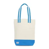 Ame & Lulu Hamptons 2  Bottle Wine Tote - Scuba Blue