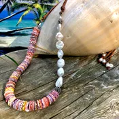 Hawaiian Seashell Lei Necklace
