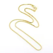 18k Gold Fill 16 Inch 1.2mm Box Chain