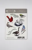 Backyard Birds Clear Sticker Sheet
