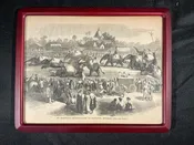 Etching ~ An Elephant Steeplechase at Rangoon, Burma ~ 1858 — Little Giant Comics & Collectibles