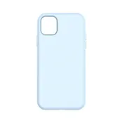 Silicone Phone Case for iPhone 11 Light Blue (No Logo)