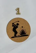Golf coasters — Taylormadewoodworks