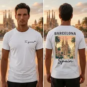 Barcelona Graphic T-Shirt – Trendy Summer Travel Shirt Spain