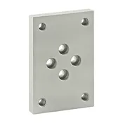 10 Series Flange Mount Caster Base Plate – 2419