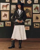 Stetson & THE GREAT. The Soutache Suit Jacket. -- Black