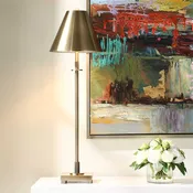 Casa Bella Living Antique Brass Styled Table Lamp