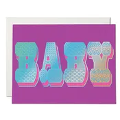 Baby Typography Card
