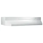 Broan F403011 * Range Hood 30'' Broan Ventless/Back/Top WH