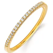 14K Y .10 CTTW DIAMOND BAND