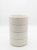 American Modern Entrée Bowl – Set of 4 – Matte White