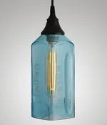 Bottle Glass Pendant, Bombay Sapphire