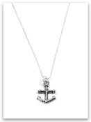 Anchor Charm Necklace