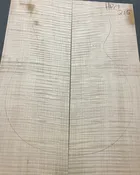 Flame Figured Maple Carve Top | HPCT215 | 1" x  15.5" x 20"