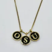 OSU Letter Necklace — Leonard Jewelry
