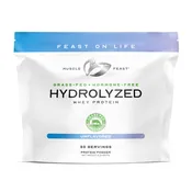 Grass-Fed Hydrolyzed Whey Protein Powder, All Natural Hormone-Free