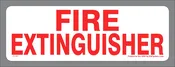 F176Q 2.375 x 7 Fire Extinguisher Decals