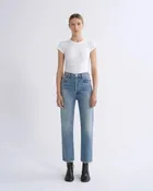 90's Pinch Waist Crop in Renew