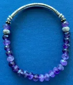 Amethyst Gemstone Bracelet 6 mm
