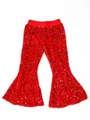 Red Sequin Pants: 4T