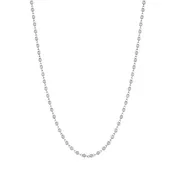 18KW DIAMOND STATION NECKLACE, 73 STATIONS