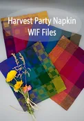 Harvest Party Napkin WIF files
