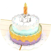 Birthday Cake Popup Card