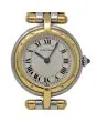 Cartier Panthere Vendome Steel &amp; THREE ROW GOLD QUARTZ 6692 2YEARWARRANTY #I3230