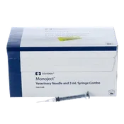 3cc MonoJect™ Syringes with 22 gauge Needles