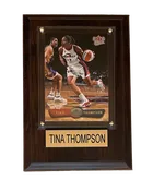 Houston Comets C&I Collectibles HWC Tina Thompson 4x6 Plaque