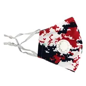 DistanZ EcoTec Health Mask - Red/White/Blue Camo MASK2020C