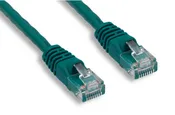 6inch (0.5 ft) CAT6 UTP 1 Gbps Pure Copper Patch Cable Molded Boots Green