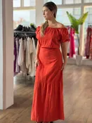Ace & Jig Quince Dress in Sriracha, medium