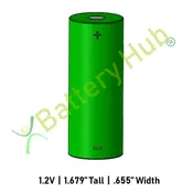 1.2v Single 4/5 A cell 1200mAh Battery 17963