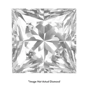 1.00ct Princess Natural Diamond
