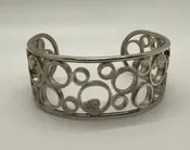 Landstrom's Black Hills Gold Sterling Cuff Bracelet, 7 in