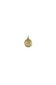 18k Gold Filled Saint Christopher Medal Pendant