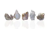 Coin Chinese Freshwater pearls, set of 3