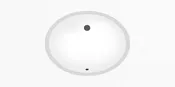 37" Solid Surface Vanity Top with Oval Porcelain Bowl