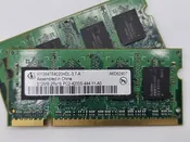 1GB DDR2 SODIMM KIT Infineon PC2-4200S laptop memory