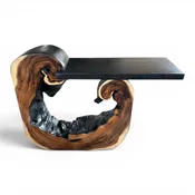 Black Design Live Edge Console