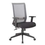 BOSS B6566-GY MESH BACK TASK CHAIR