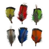 3" Side Feathers - 1 Dozen Pack Per Color