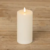 6” Grooved 3D Flame Candle