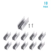 10-Pack 5CM Aluminum Clips For Neon Rope Light