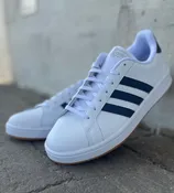Adidas Grand Court Wavy Stripe Gum Sole Sneakers