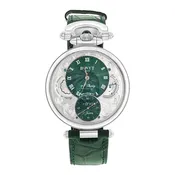 19Thirty Stainless Steel Green Guilloche Dial