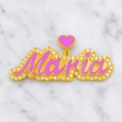 10 and 14K Gold Pendant With Custom Name