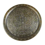 17″ Round Bronze Tray